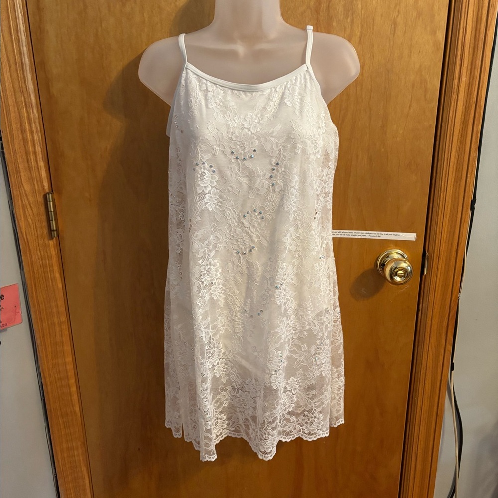 Balera White Lace Dancewear